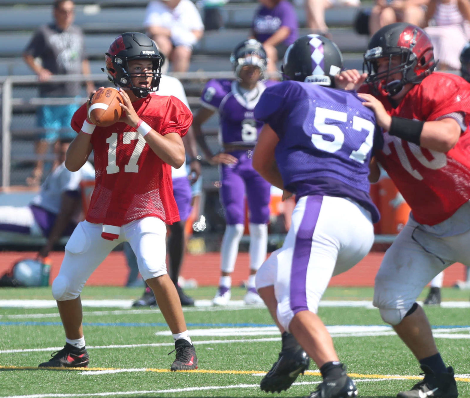 Ocean City Football scrimmage